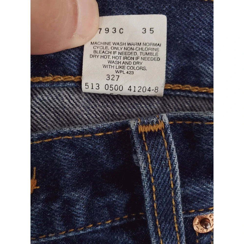 Vintage Levis 550 Jeans Mens 38x30 Blue Denim Relaxed Tapered USA MADE Y2K Baggy